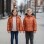 Dacron Puffer Jacket for Kids Fur Lined 5146 - terracotta