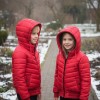 Kids' Full Fleece-Lined Puffer Jacket 5149 - red