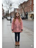 Kinder-Leinenjacke 5141 - Rosa