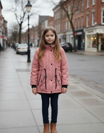 Kinder-Leinenjacke 5141 - Rosa