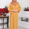 Casual Hijab Dress Suit 2 Pieces 828 Hardal