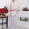 Casual Hijab Dress Suit 2 Pieces 828 - gray