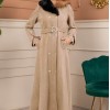 Women’s Winter Wool Coat 1370  - Beige