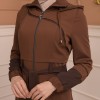 Womens Summer Long Coat Prada - Code 1234 - Braun
