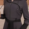 Womens Summer Long Coat Prada - Code 1234 - Grau