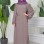 Islamisches Scharia-Kleid 827 - Hellbraun