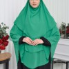 Chiffon Hijab Ready Made Veiled Practical Scarf 3 Layer - Cover Souffle 827 - green
