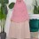 3-lagiger Chiffon Khimar (Scharia-Schild) 827 - Rosa