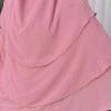 Chiffon Hijab Ready Made Veiled Practical Scarf 3 Layer - Cover Souffle 827 - pink