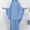 ISLAMIC WEARING Hijab 2Pieces Madine LIGRA Sleeve 822 - baby blue