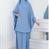 ISLAMIC WEARING Hijab 2Pieces Madine LIGRA Sleeve 822 - baby blue
