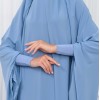 ISLAMIC WEARING Hijab 2Pieces Madine LIGRA Sleeve 822 - baby blue