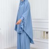 ISLAMIC WEARING Hijab 2Pieces Madine LIGRA Sleeve 822 - baby blue