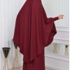 ISLAMIC WEARING Hijab 2Pieces Madine LIGRA Sleeve 822 Bordo
