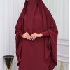 ISLAMIC WEARING Hijab 2Pieces Madine LIGRA Sleeve 822 Bordo