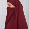 ISLAMIC WEARING Hijab 2Pieces Madine LIGRA Sleeve 822 Bordo
