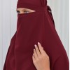 ISLAMIC WEARING Hijab 2Pieces Madine LIGRA Sleeve 822 Bordo