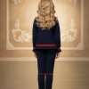 3107 بجامة تريكو LOVE - Dunkelblau