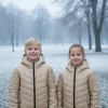 Kids' Full Fleece-Lined Puffer Jacket 5149 - beige